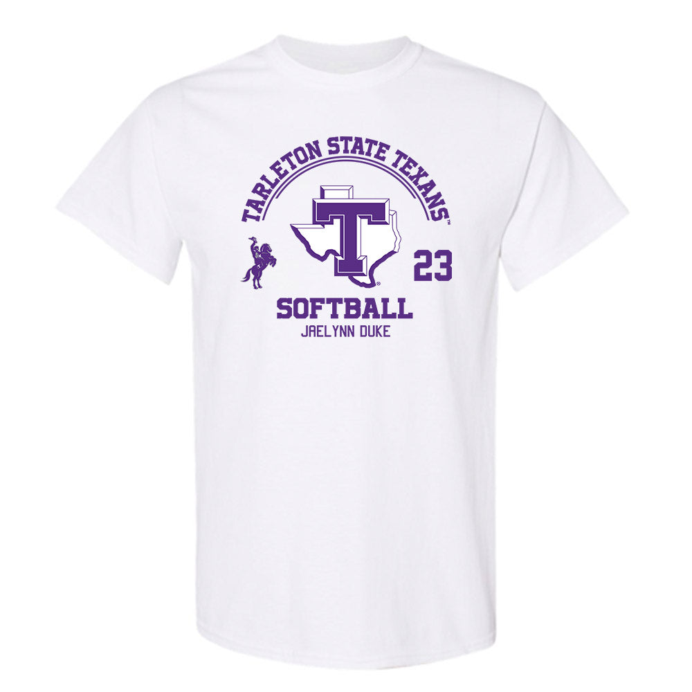 Tarleton State - NCAA Softball : Jaelynn Duke - Classic Fashion Shersey T-Shirt-0