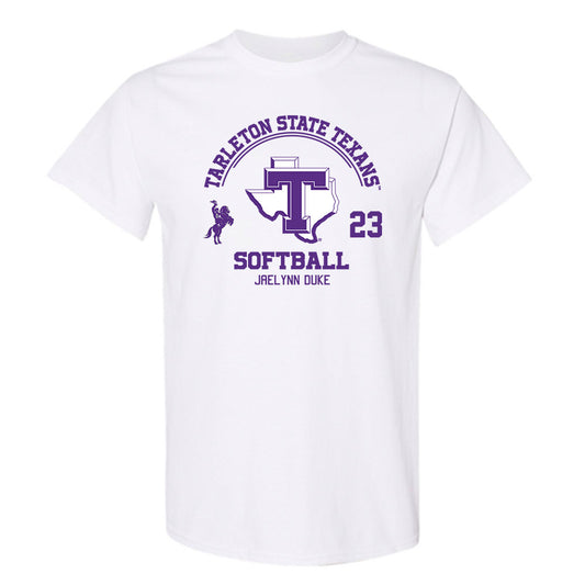 Tarleton State - NCAA Softball : Jaelynn Duke - Classic Fashion Shersey T-Shirt-0