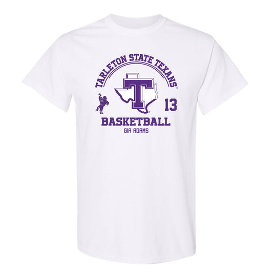 Tarleton State - NCAA Women's Basketball : Gia Adams - Classic Fashion Shersey T-Shirt-0