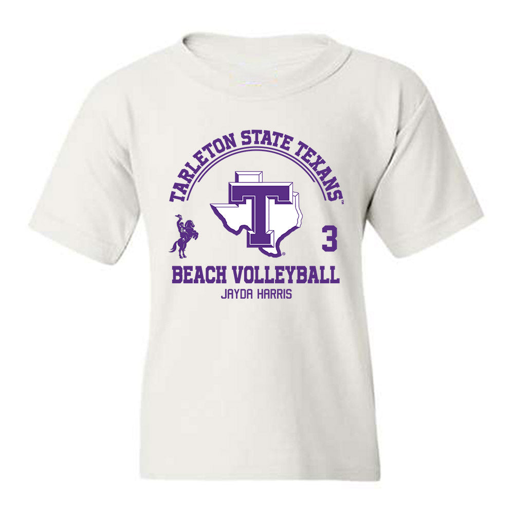 Tarleton State - NCAA Beach Volleyball : Jayda Harris - Classic Fashion Shersey Youth T-Shirt-0