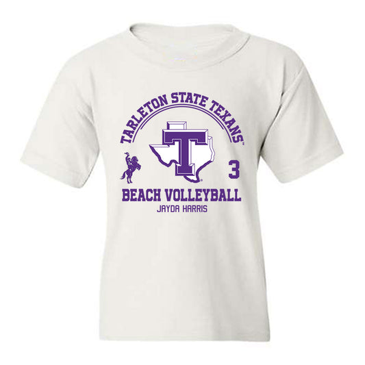 Tarleton State - NCAA Beach Volleyball : Jayda Harris - Classic Fashion Shersey Youth T-Shirt-0