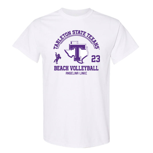 Tarleton State - NCAA Beach Volleyball : Angelina Linke - Classic Fashion Shersey T-Shirt-0
