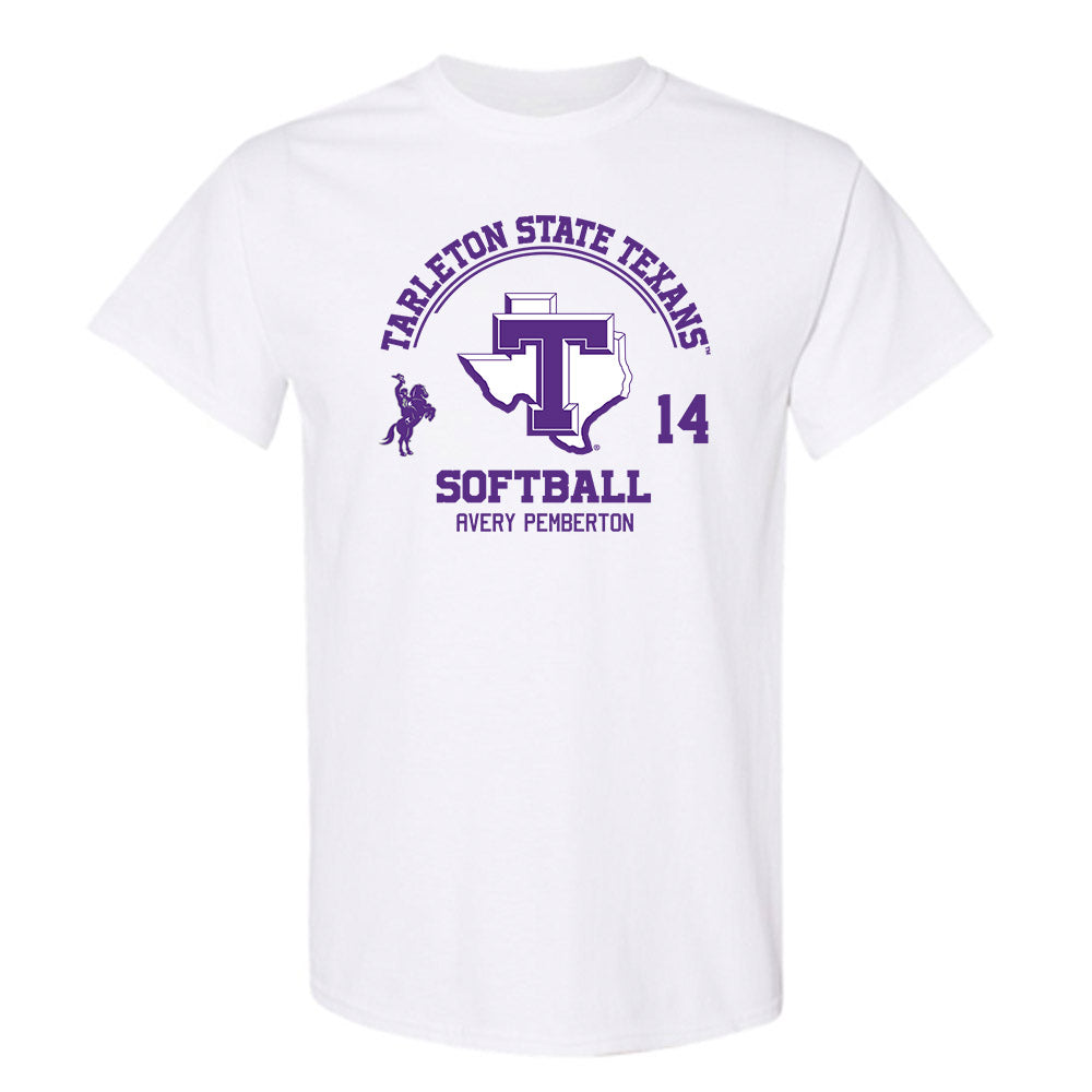 Tarleton State - NCAA Softball : Avery Pemberton - Classic Fashion Shersey T-Shirt-0