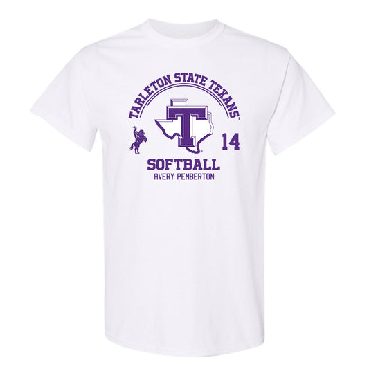 Tarleton State - NCAA Softball : Avery Pemberton - Classic Fashion Shersey T-Shirt-0