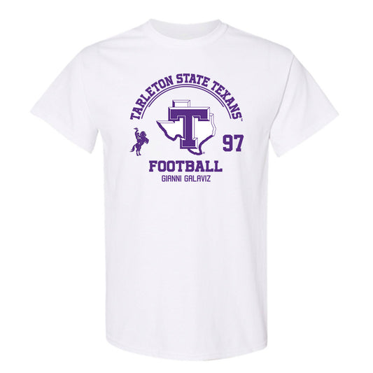Tarleton State - NCAA Football : Gianni Galaviz - Classic Fashion Shersey T-Shirt