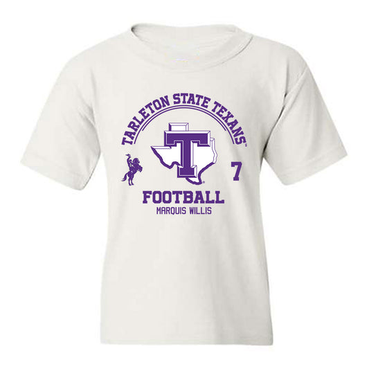 Tarleton State - NCAA Football : Marquis Willis - Classic Fashion Shersey Youth T-Shirt-0