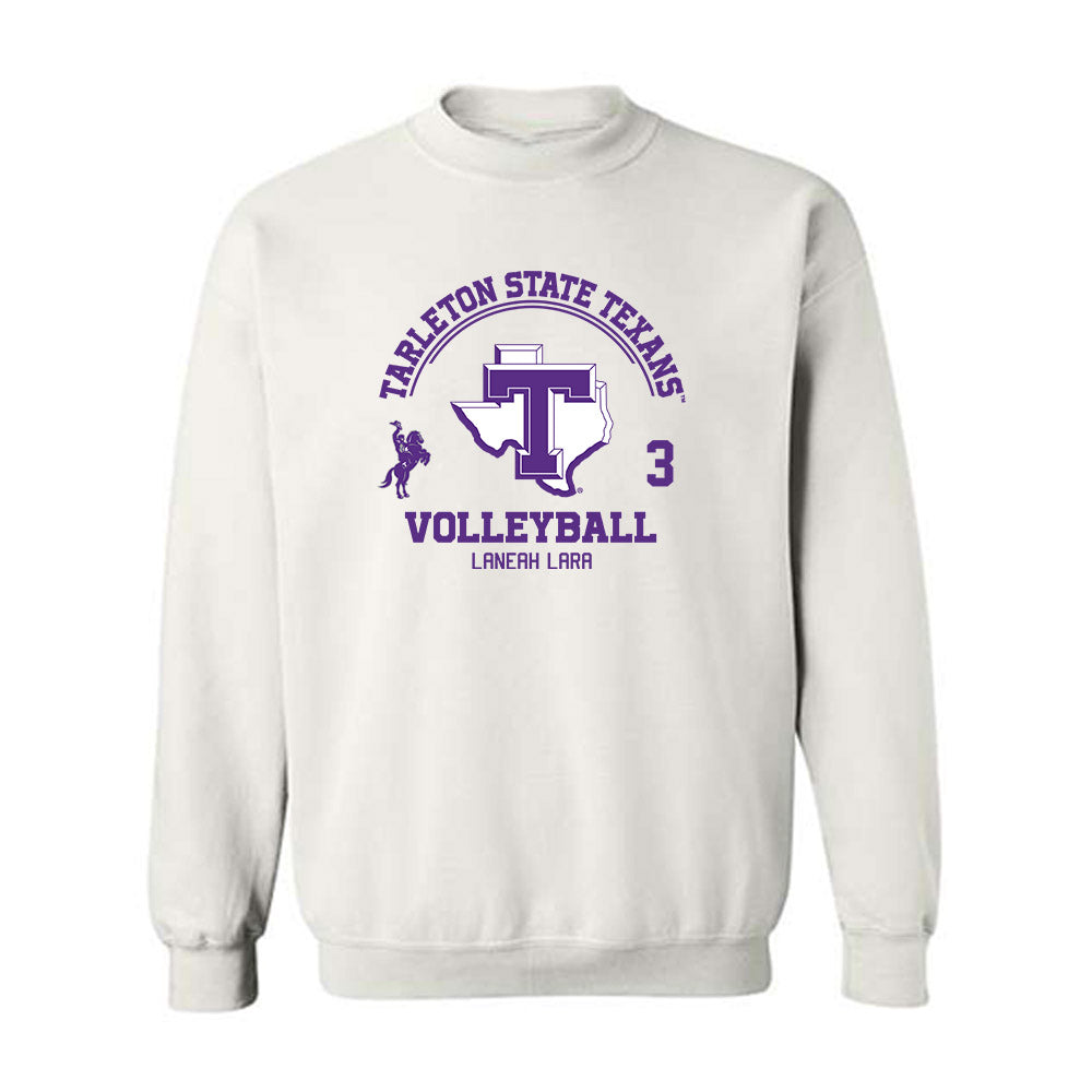 Tarleton State - NCAA Women's Volleyball : LaNeah Lara - Classic Fashion Shersey Crewneck Sweatshirt-0
