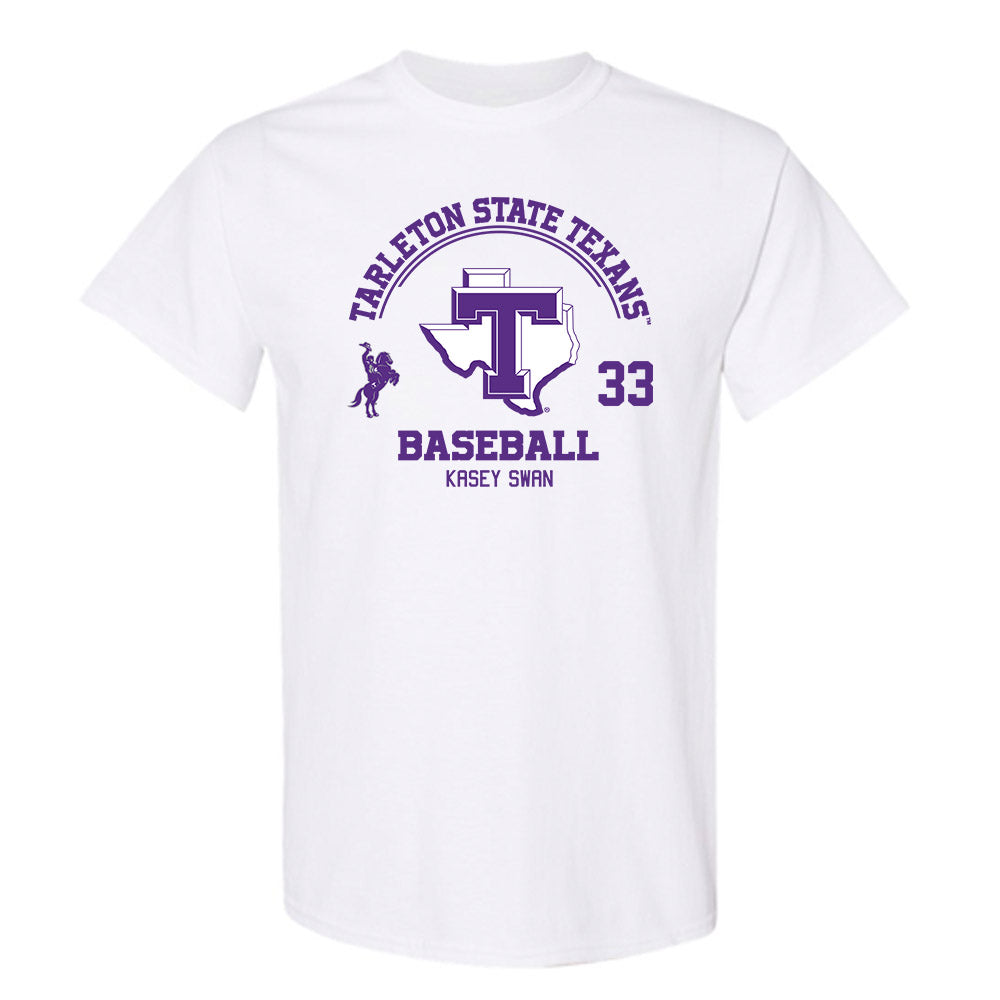 Tarleton State - NCAA Baseball : Kasey Swan - Classic Fashion Shersey T-Shirt-0