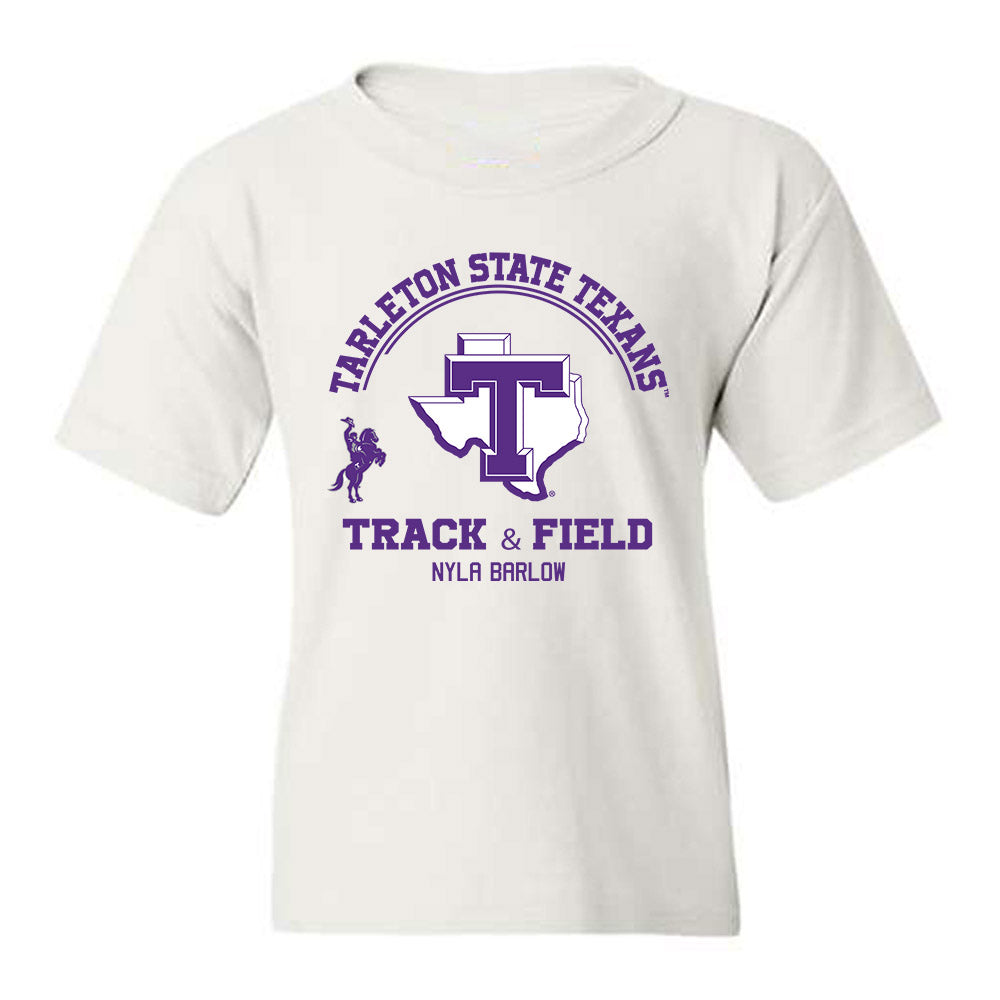 Tarleton State - NCAA Women's Track & Field : Nyla Barlow - Classic Fashion Shersey Youth T-Shirt-0