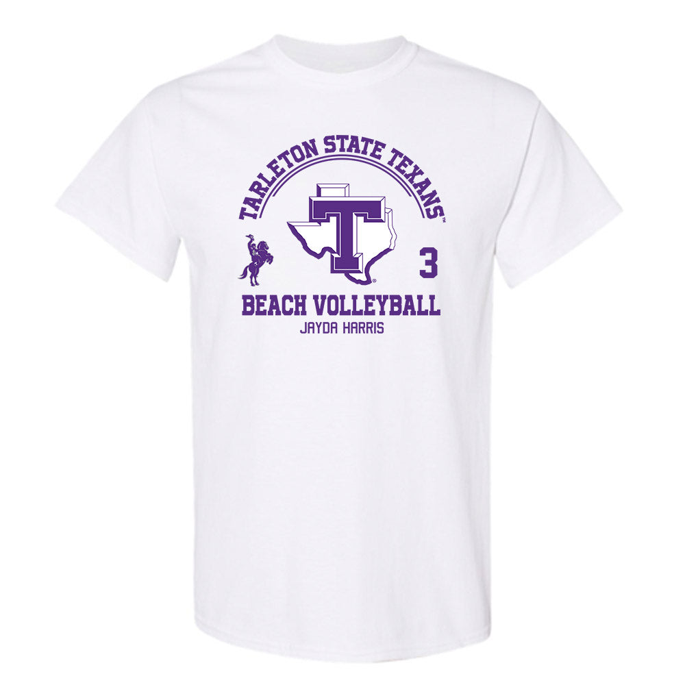Tarleton State - NCAA Beach Volleyball : Jayda Harris - Classic Fashion Shersey T-Shirt-0