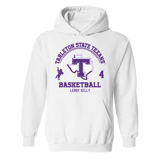 Tarleton State - NCAA Men's Basketball : Leroy Kelly - Classic Fashion Shersey Hooded Sweatshirt-0