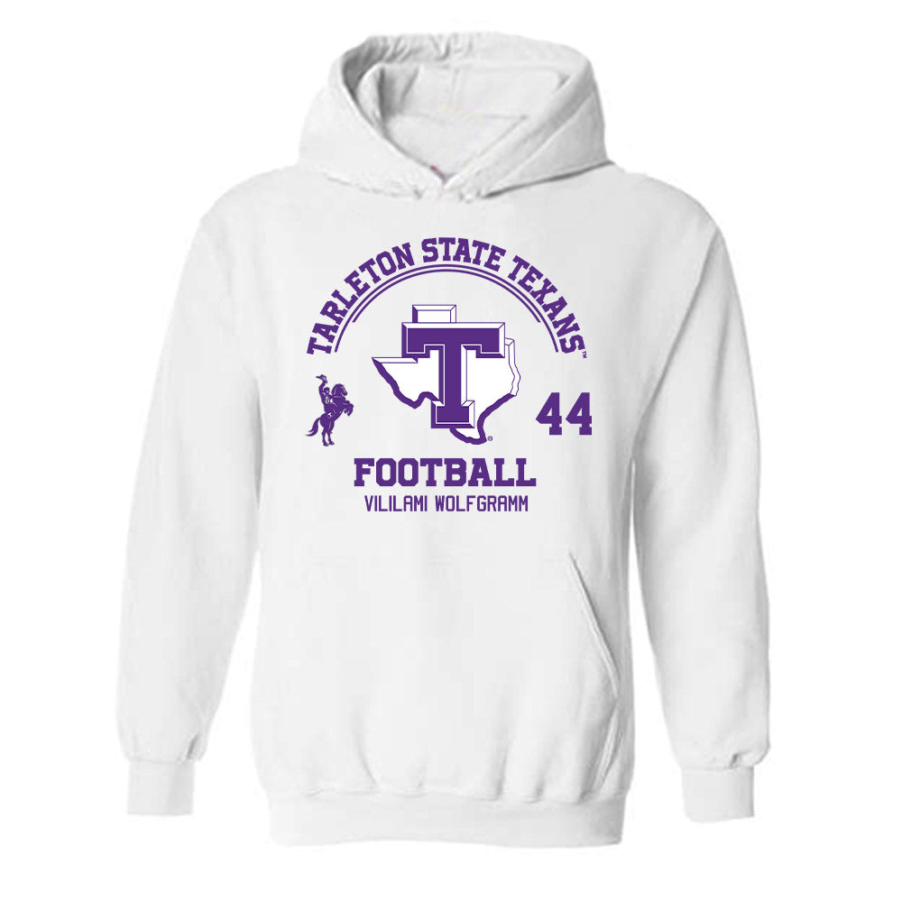 Tarleton State - NCAA Football : Vililami Wolfgramm - Classic Fashion Shersey Hooded Sweatshirt
