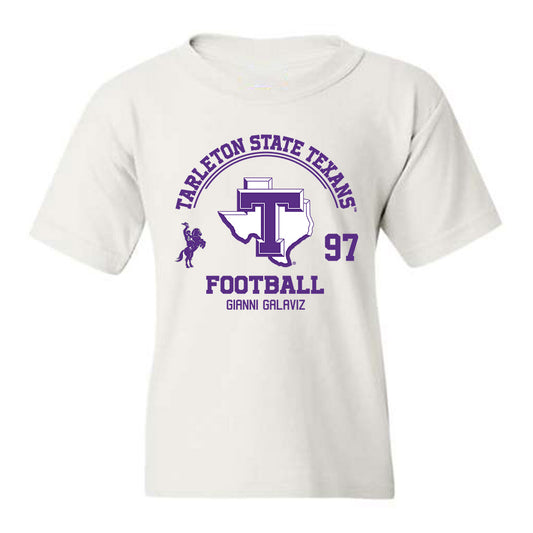 Tarleton State - NCAA Football : Gianni Galaviz - Classic Fashion Shersey Youth T-Shirt