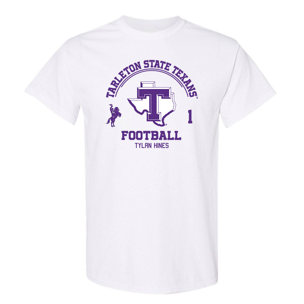 Tarleton State - NCAA Football : Tylan Hines - Classic Fashion Shersey T-Shirt-0