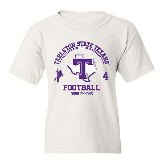 Tarleton State - NCAA Football : Omar Emmons - Classic Fashion Shersey Youth T-Shirt-0