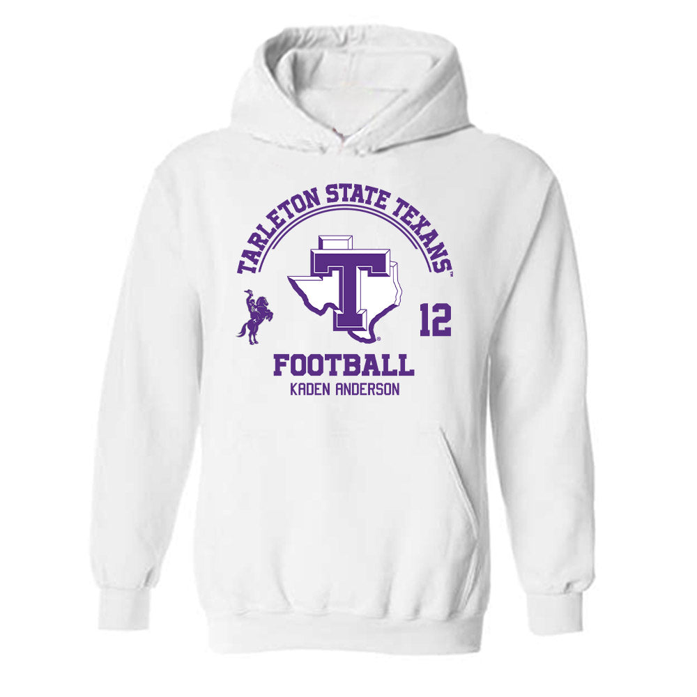 Tarleton State - NCAA Football : Kaden Anderson - Classic Fashion Shersey Hooded Sweatshirt-0