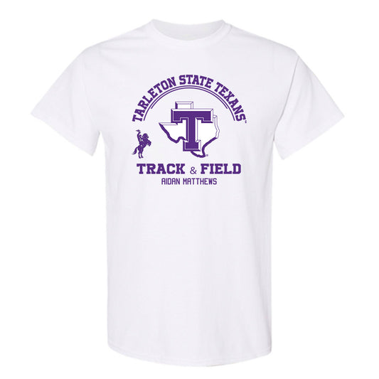 Tarleton State - NCAA Men's Track & Field : Aidan Matthews - Classic Fashion Shersey T-Shirt