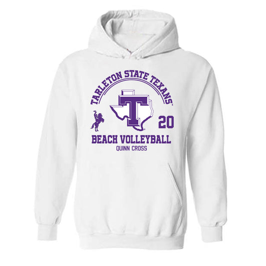 Tarleton State - NCAA Beach Volleyball : Quinn Cross - Classic Fashion Shersey Hooded Sweatshirt-0