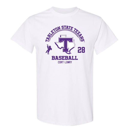Tarleton State - NCAA Baseball : Cort Lowry - Classic Fashion Shersey T-Shirt-0