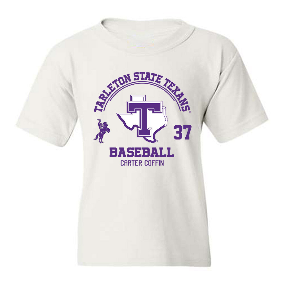 Tarleton State - NCAA Baseball : Carter Coffin - Classic Fashion Shersey Youth T-Shirt-0