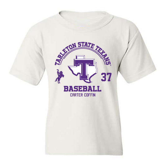 Tarleton State - NCAA Baseball : Carter Coffin - Classic Fashion Shersey Youth T-Shirt-0