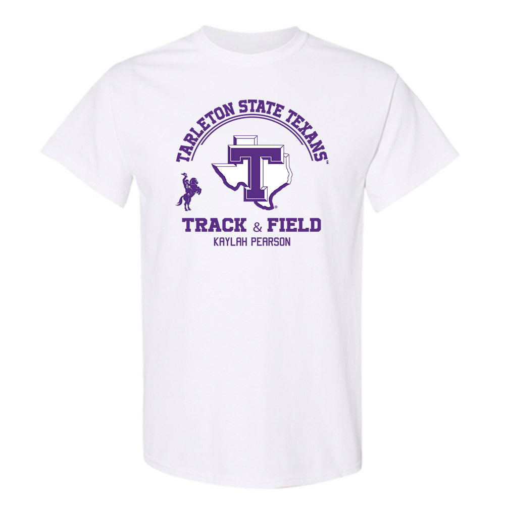 Tarleton State - NCAA Women's Track & Field : Kaylah Pearson - Classic Fashion Shersey T-Shirt-0