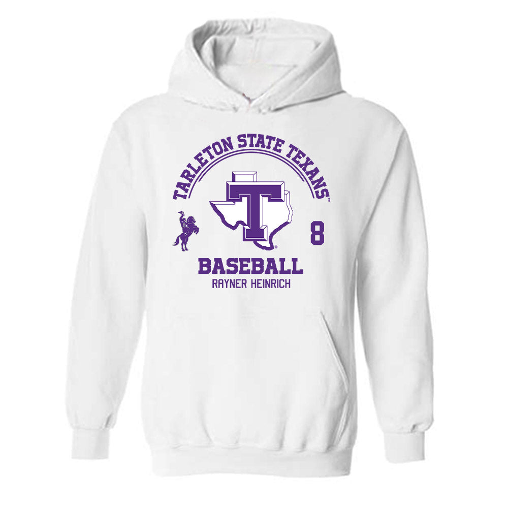 Tarleton State - NCAA Baseball : Rayner Heinrich - Classic Fashion Shersey Hooded Sweatshirt-0