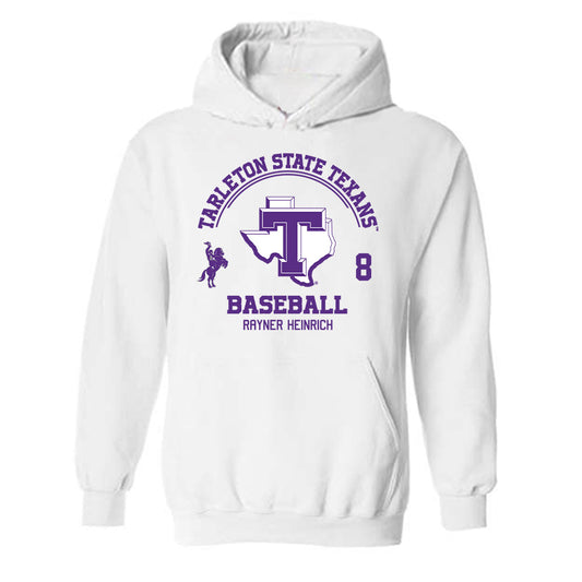 Tarleton State - NCAA Baseball : Rayner Heinrich - Classic Fashion Shersey Hooded Sweatshirt-0