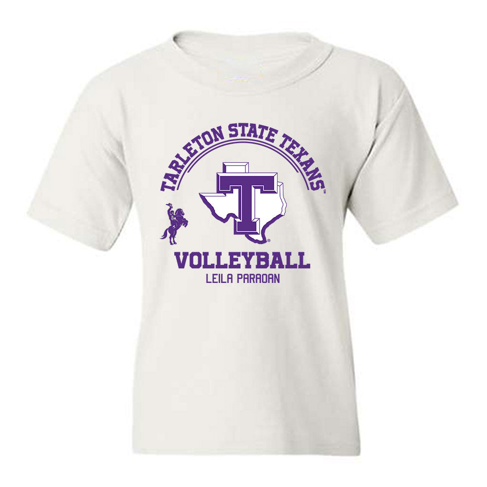 Tarleton State - NCAA Women's Volleyball : Leila Paraoan - Classic Fashion Shersey Youth T-Shirt-0