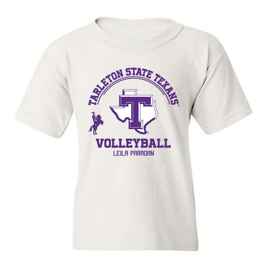 Tarleton State - NCAA Women's Volleyball : Leila Paraoan - Classic Fashion Shersey Youth T-Shirt-0