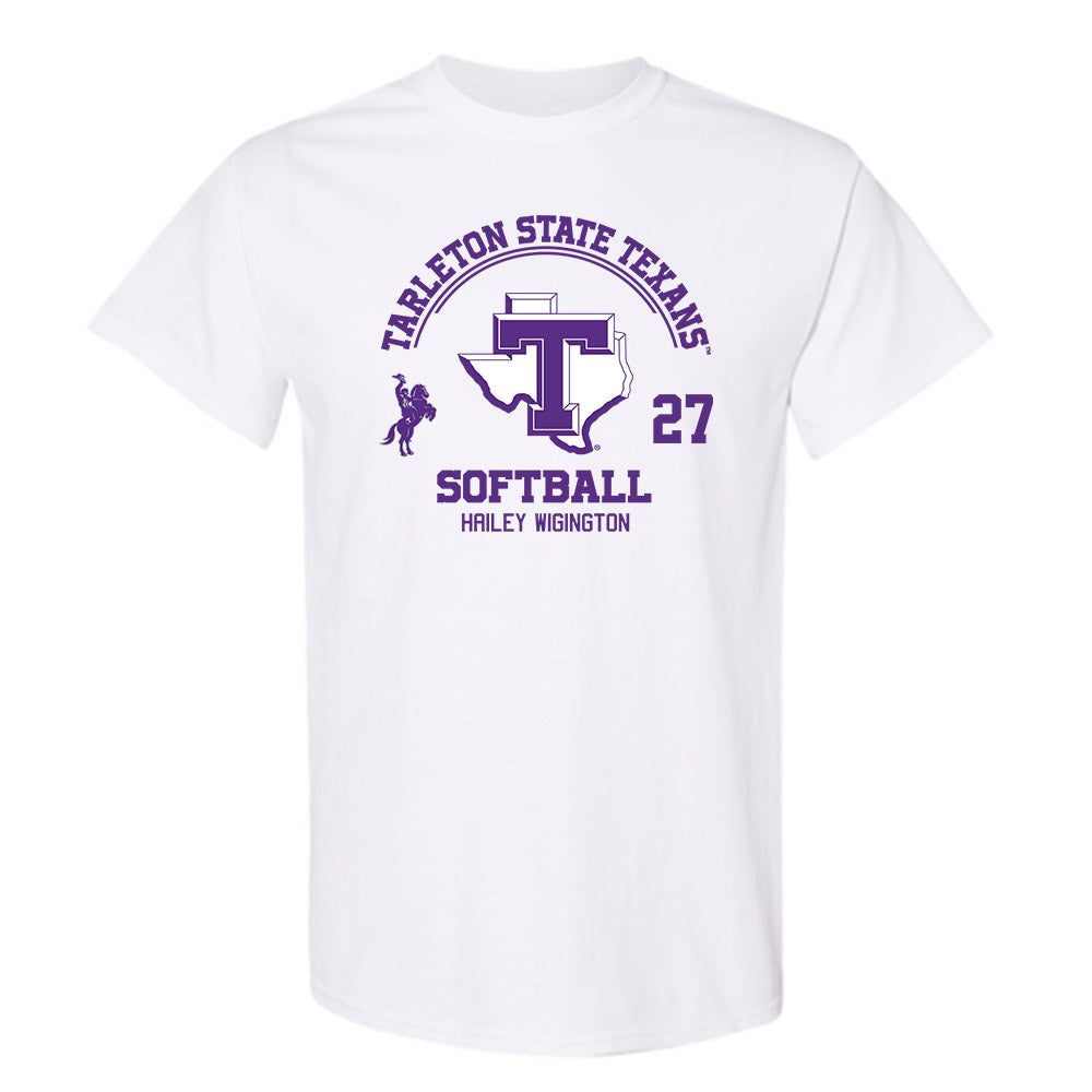 Tarleton State - NCAA Softball : Hailey Wigington - Classic Fashion Shersey T-Shirt-0