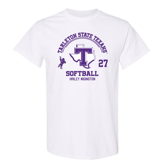 Tarleton State - NCAA Softball : Hailey Wigington - Classic Fashion Shersey T-Shirt-0