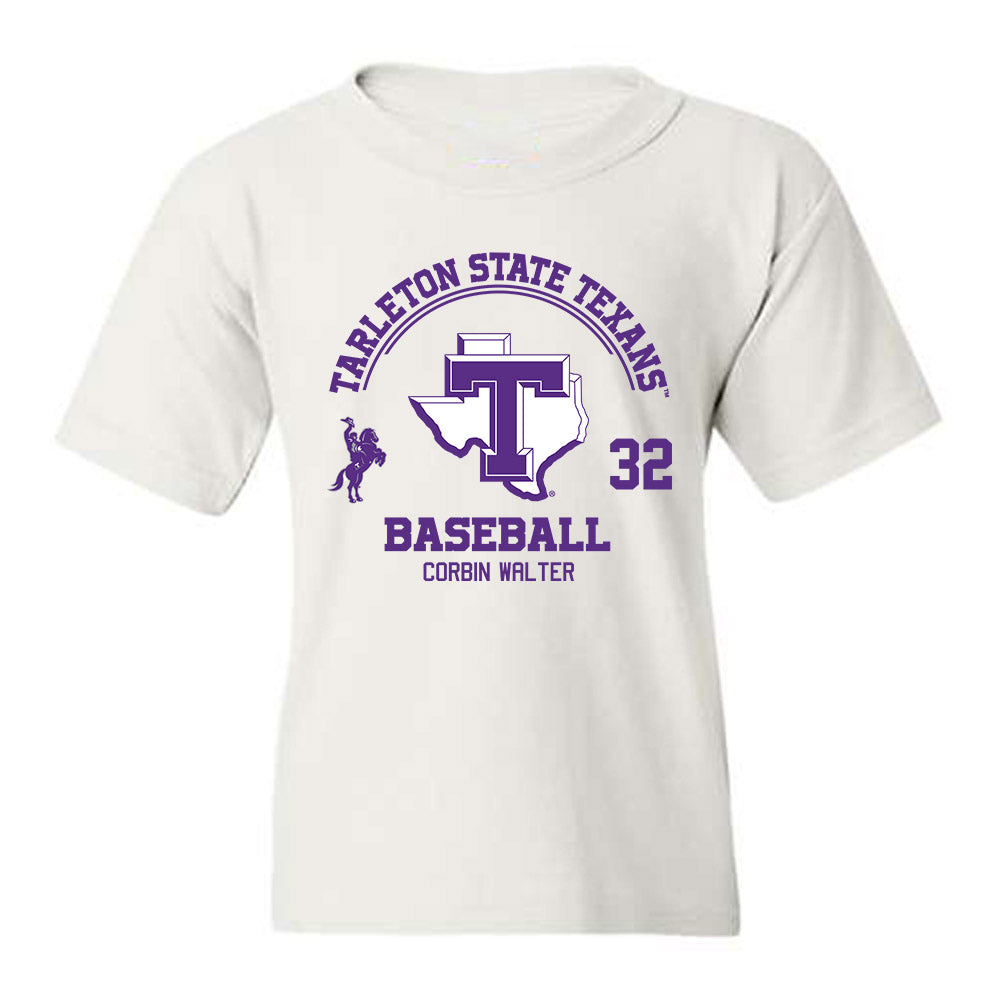 Tarleton State - NCAA Baseball : Corbin Walter - Classic Fashion Shersey Youth T-Shirt-0