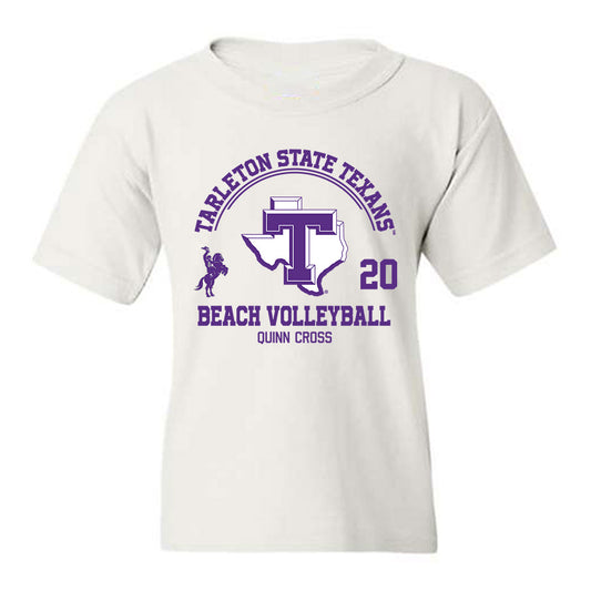 Tarleton State - NCAA Beach Volleyball : Quinn Cross - Classic Fashion Shersey Youth T-Shirt-0
