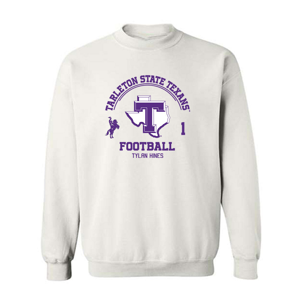 Tarleton State - NCAA Football : Tylan Hines - Classic Fashion Shersey Crewneck Sweatshirt-0