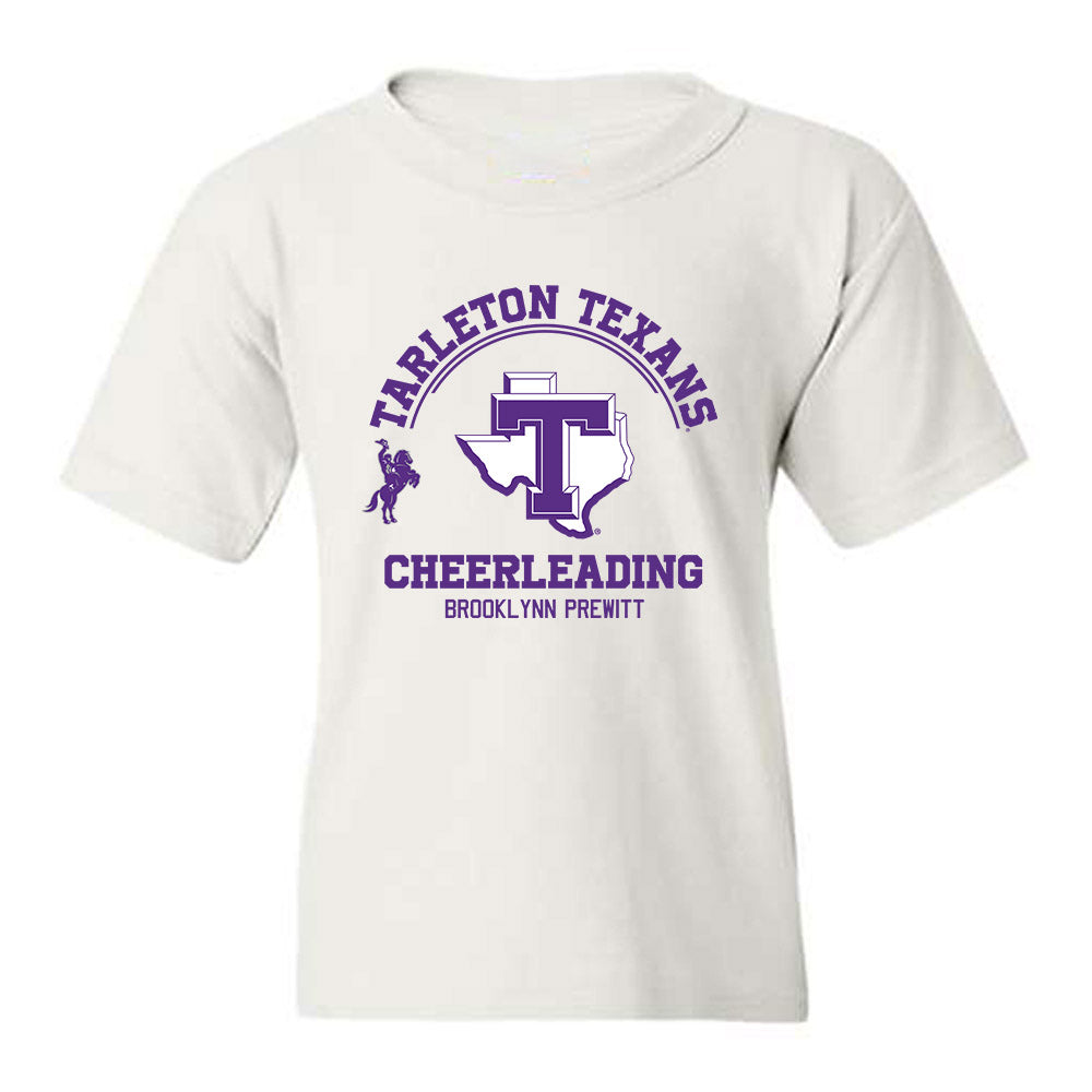 Tarleton State - NCAA Cheerleading : Brooklynn Prewitt - Classic Fashion Shersey Youth T-Shirt-0