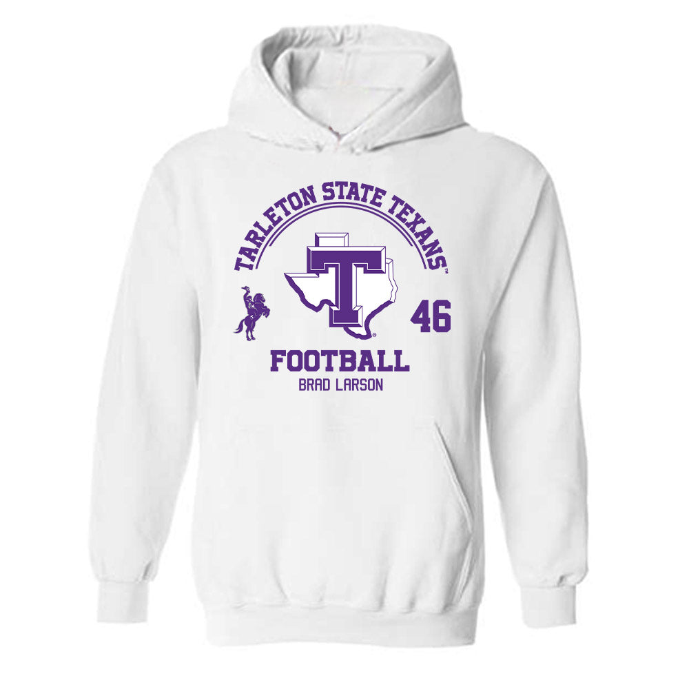 Tarleton State - NCAA Football : Brad Larson - Classic Fashion Shersey Hooded Sweatshirt-0