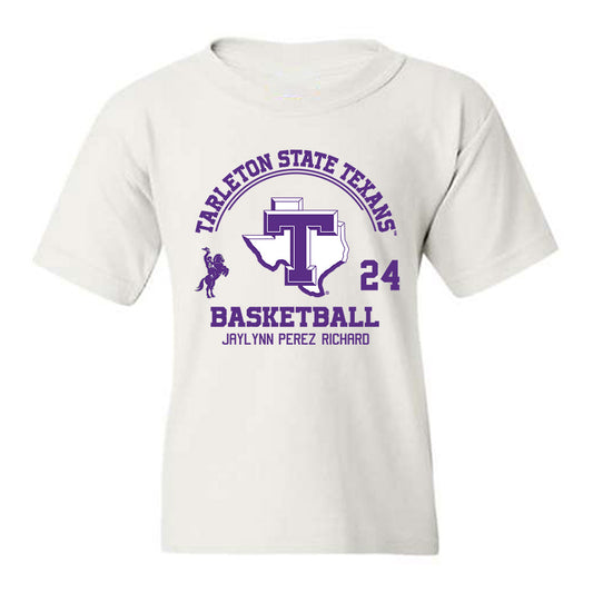 Tarleton State - NCAA Women's Basketball : Jaylynn Perez-Richard - Classic Fashion Shersey Youth T-Shirt-0
