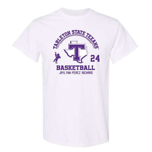 Tarleton State - NCAA Women's Basketball : Jaylynn Perez-Richard - Classic Fashion Shersey T-Shirt-0