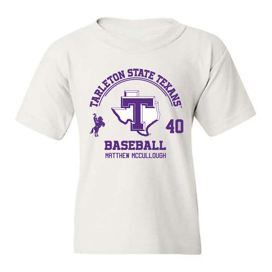 Tarleton State - NCAA Baseball : Matthew McCullough - Classic Fashion Shersey Youth T-Shirt-0