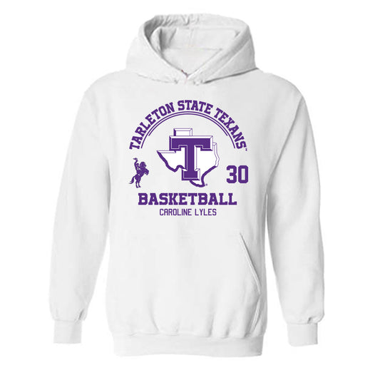 Tarleton State - NCAA Women's Basketball : Caroline Lyles - Classic Fashion Shersey Hooded Sweatshirt-0
