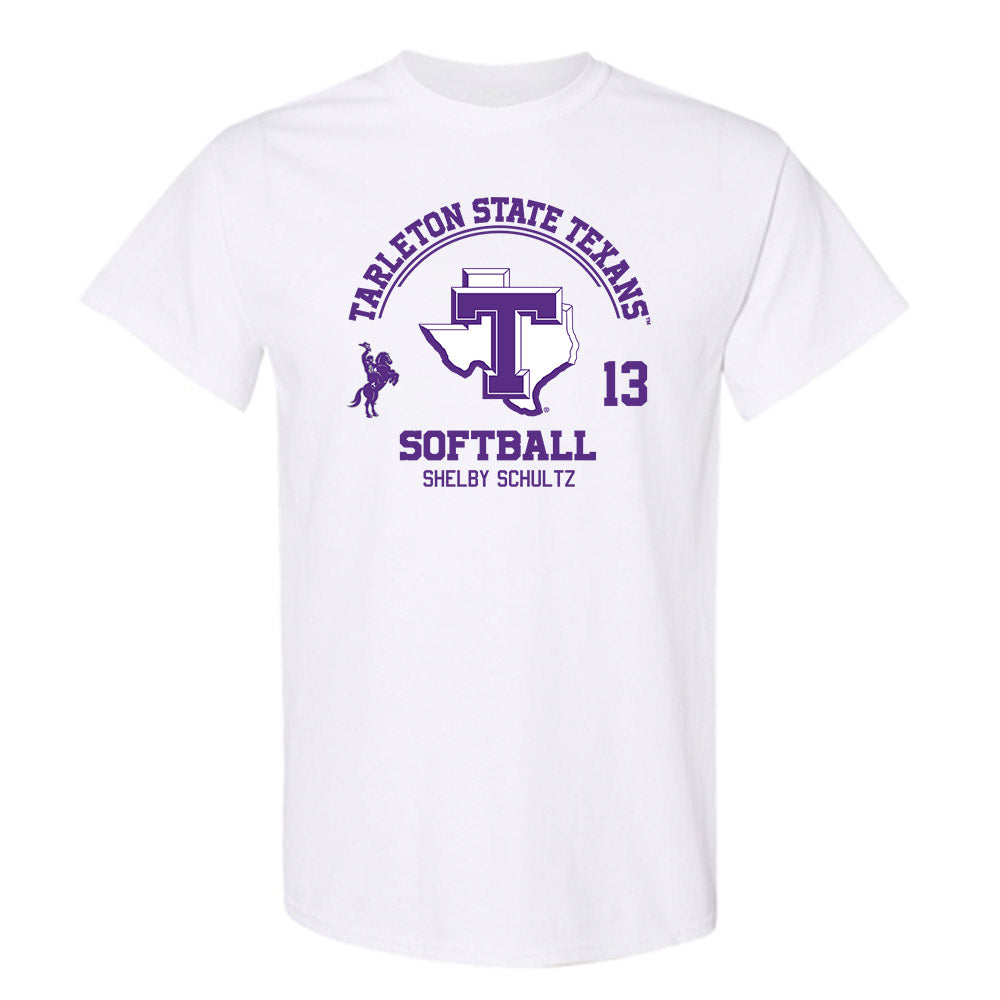 Tarleton State - NCAA Softball : Shelby Schultz - Classic Fashion Shersey T-Shirt-0