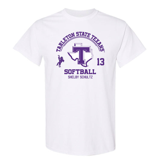 Tarleton State - NCAA Softball : Shelby Schultz - Classic Fashion Shersey T-Shirt-0