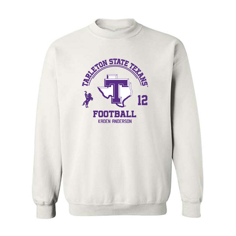 Tarleton State - NCAA Football : Kaden Anderson - Classic Fashion Shersey Crewneck Sweatshirt-0