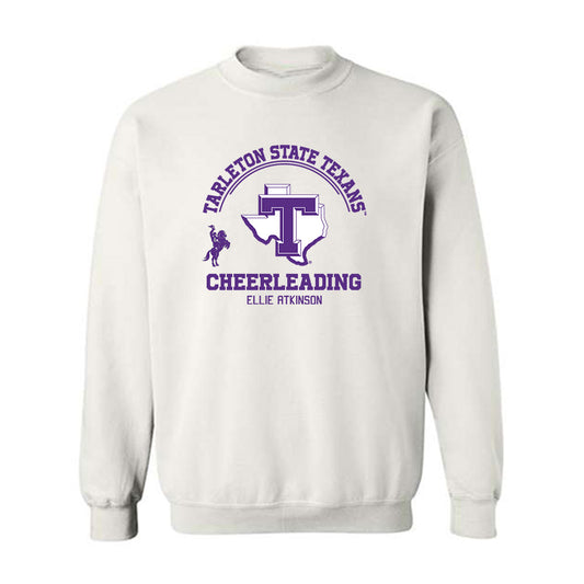Tarleton State - NCAA Cheerleading : Ellie Atkinson - Classic Fashion Shersey Crewneck Sweatshirt-0