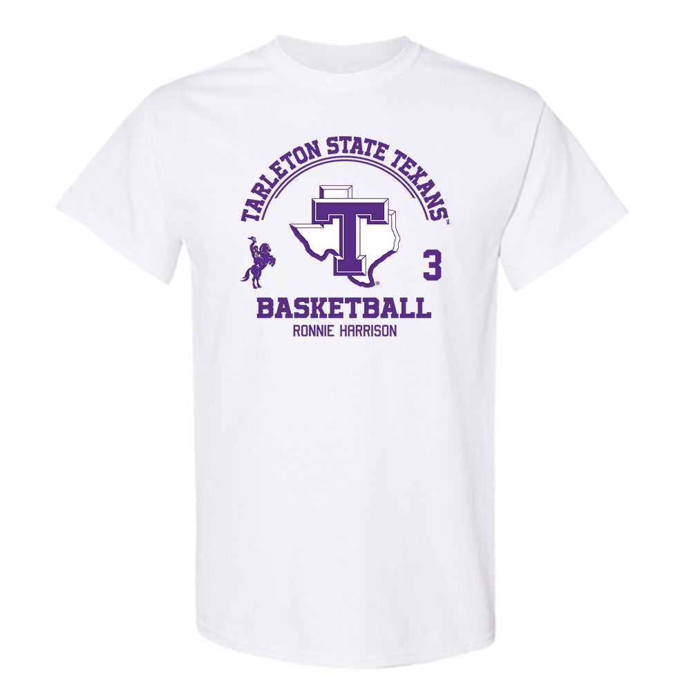 Tarleton State - NCAA Men's Basketball : Ronnie Harrison - Classic Fashion Shersey T-Shirt-0