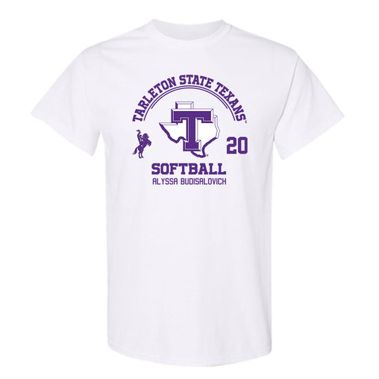 Tarleton State - NCAA Softball : Alyssa Budisalovich - Classic Fashion Shersey T-Shirt-0