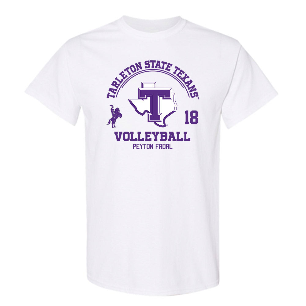 Tarleton State - NCAA Women's Volleyball : Peyton Fadal - Classic Fashion Shersey T-Shirt-0