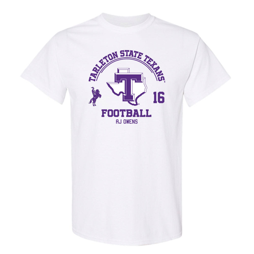 Tarleton State - NCAA Football : AJ Owens - Classic Fashion Shersey T-Shirt-0