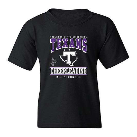 Tarleton State - NCAA Cheerleading : Mia McDonald - Classic Fashion Shersey Youth T-Shirt-0